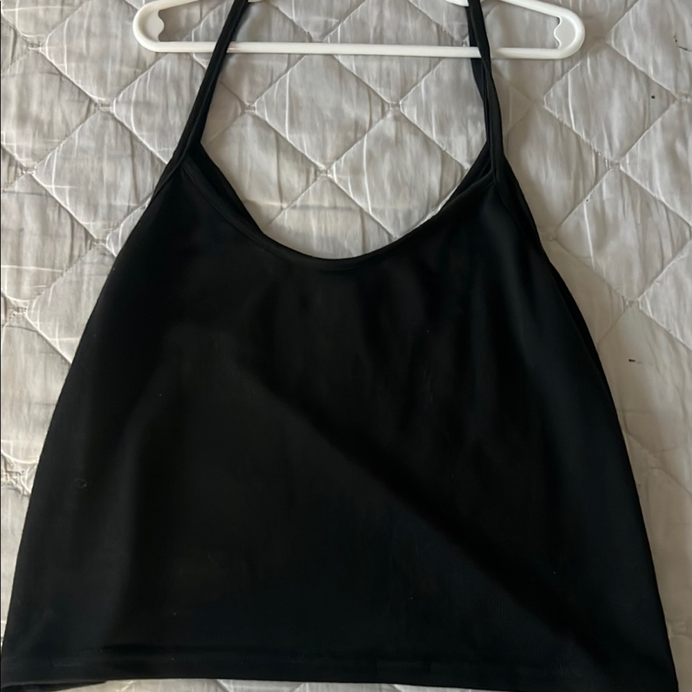 Black Halter Top